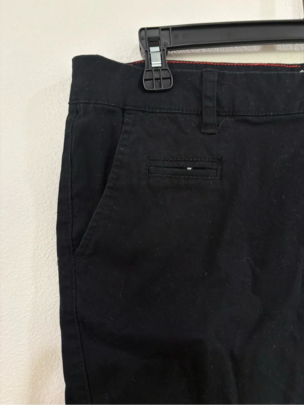 Freestyle Black Cotton Mini Skirt